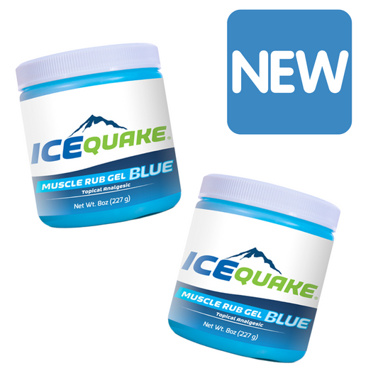 2-pak IceQuake Muscle Rub Gel 8 oz tub - fast acting relief 50% off - 7.99 per tub - 1.00 per oz.! Expiration 11/26