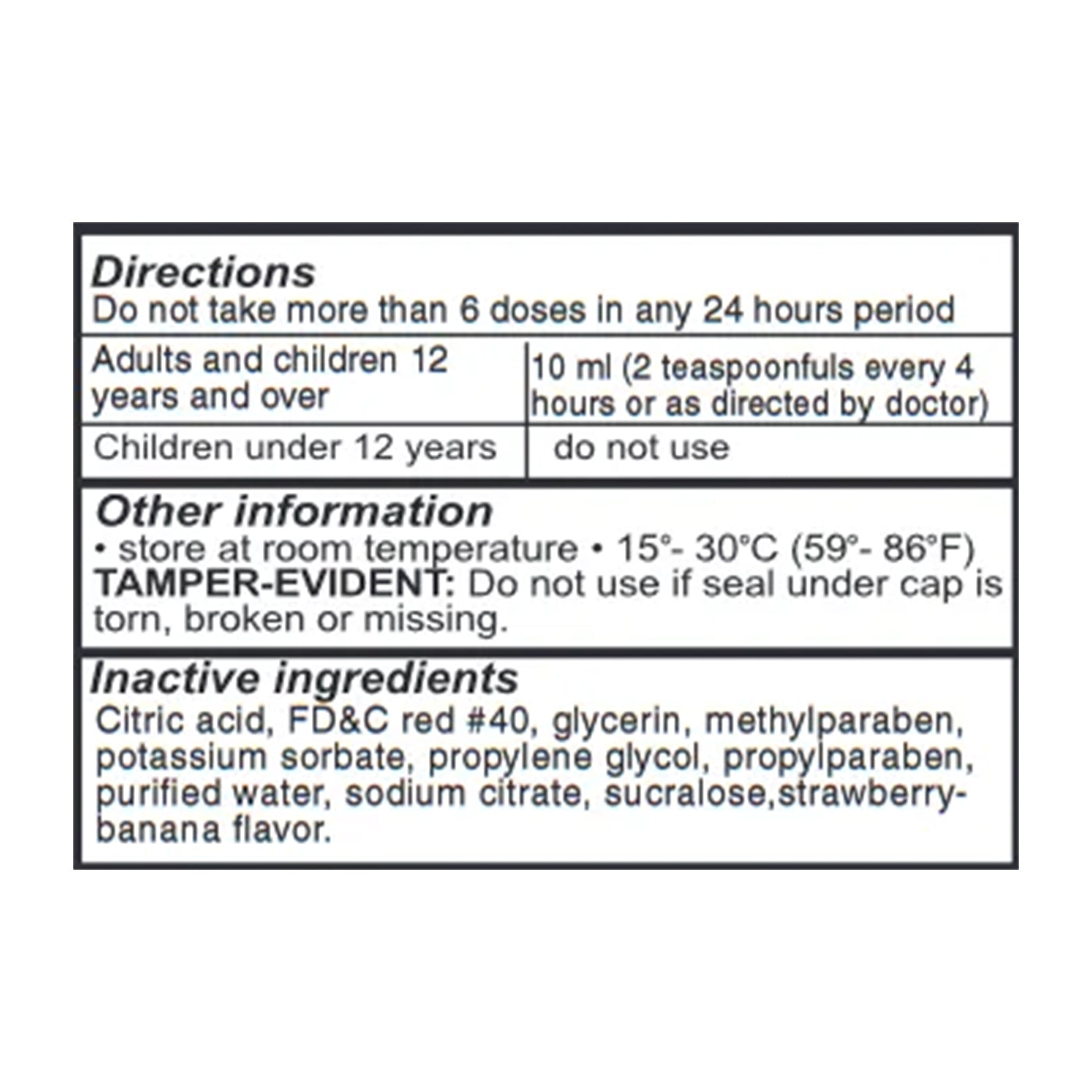 DM Cough Formula with Guaifenesin (Strawberry-Banana) 50% off