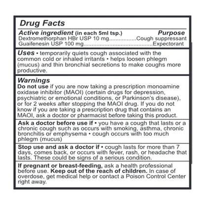 DM Cough Formula with Guaifenesin (Strawberry-Banana) 50% off