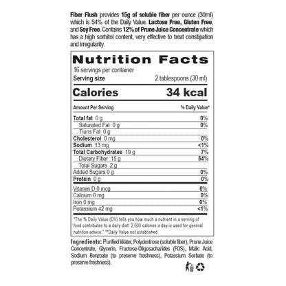 Fiber Flush (liquid fiber) 16oz $12.99 per unit - 50% off