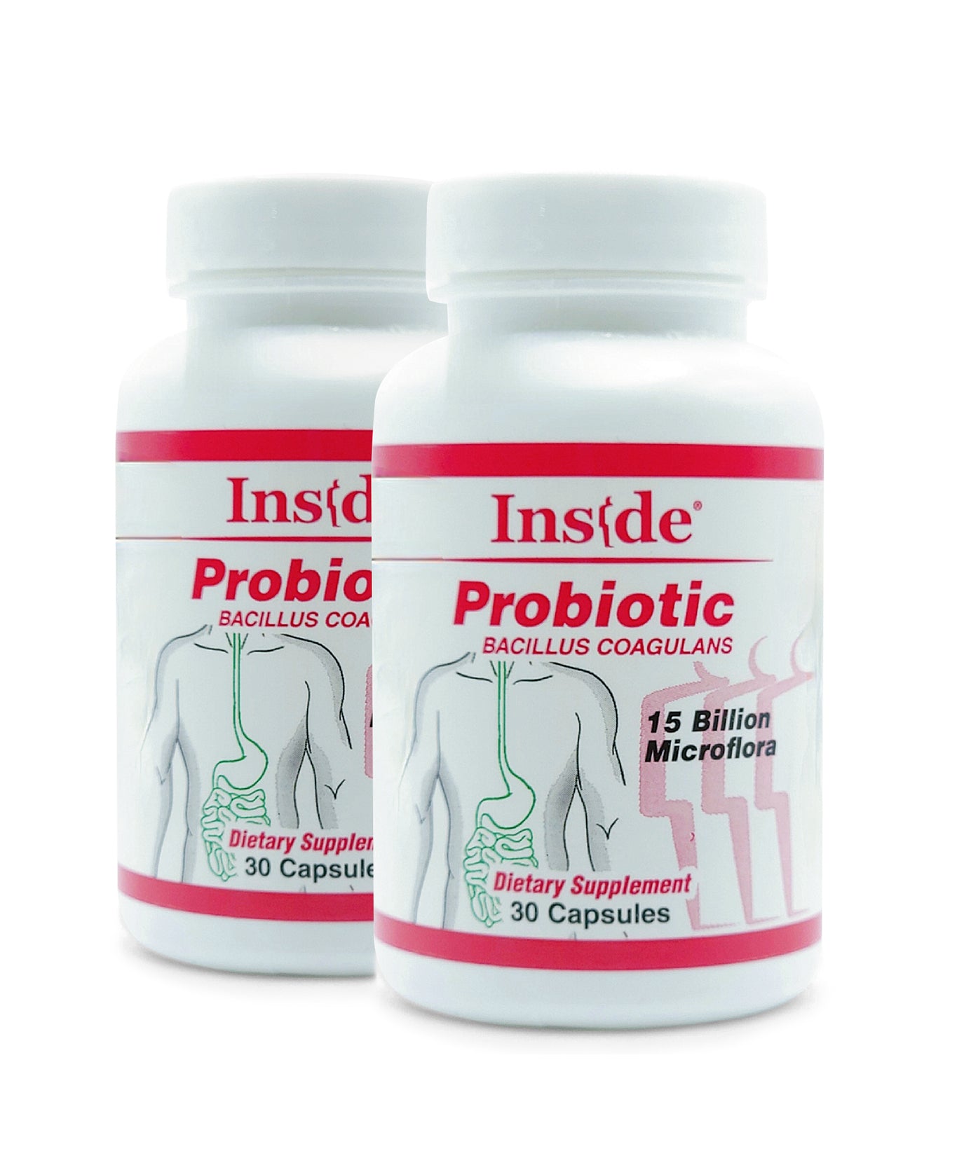 Probiotic Bacillus Coagulans Capsules  2 pak - 60 Capsules