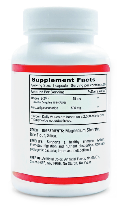 2-pak Inside Probiotic Bacillus Coagulans Capsules - 60 Capsules - 15% off