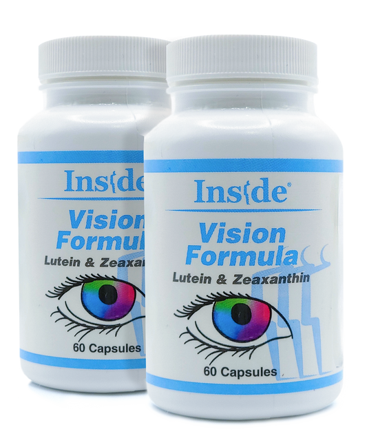 2-pak Inside Vision Formula Capsules with Lutein/Zeaxanthin - 120 Capsules -  20% off - Expiration 9/30/26